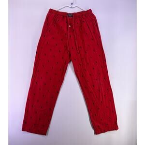 Polo Ralph Lauren Red And Black Sleepwear Size Medium
